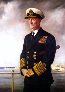 Amiral Cunningham, O'Birley'in portresinin kopyası