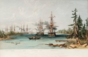 Aland Adaları 22 Temmuz 1854, 1855 by Oswald Walters Brierly