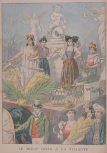 Yağlı Öküz şenlikleri, Villette, Paris, 1900 by Oswaldo Tofani