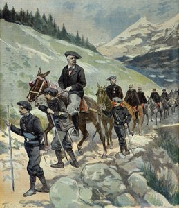 Felix Faure 1897 yılında Alpler