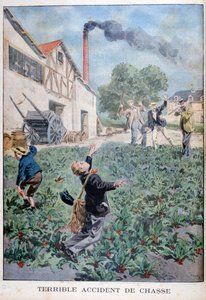 Av kazası, 1900 by Oswaldo Tofani