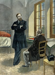 Paul Deroulede hapishanede 1899 yılında avukatı Oscar Falateuf