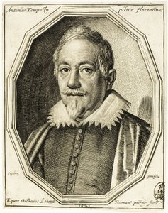 Antonio Tempesta by Ottavio Mario Leoni