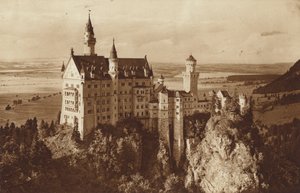 Bavyera Kings-Castle Neuschwanstein, Fussen yakınlarında