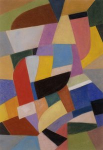 Kompozisyon; Kompozisyon, c.1935-1937 (kağıt üzerinde pastel)