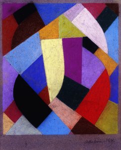Kompozisyon, c.1930 (kağıt üzerinde pastel)