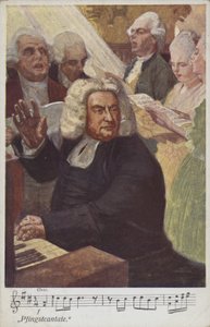 Johann Sebastian Bach (renkli taş)