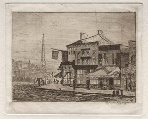 Cleveland, Woodland Bulvarı ve Kartal Sokağı, 1878.