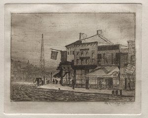 Eagle Street ve Woodland Avenue, 1878. by Otto H. Bacher