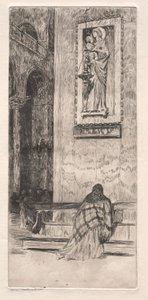 Venedik Gravürleri: St. Marks, 19. yüzyıl. by Otto H. Bacher