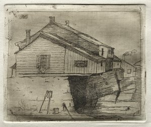 Su Üzerindeki Ev, 1878. by Otto H. Bacher