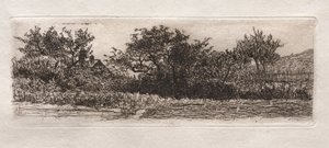 Çatılar ve Ağaçlar, 1879. by Otto H. Bacher