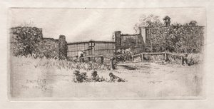 Kapı, Lustheim, 1879. by Otto H. Bacher