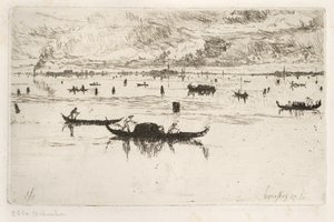Venedik Lagünü by Otto Henry Bacher