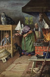 Hansel ve Gretel (renkli taş)