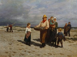 balık avı by Otto Ludvig Sinding
