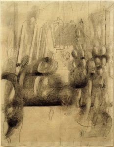 Sınıfa giriş (okul salonu). kroki by Otto Meyer Amden