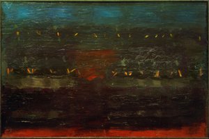 Hazırlık (yemek odasında dua). Kompozisyon IV by Otto Meyer Amden