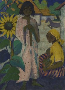 Ayçiçekli Çingeneler, 1927. by Otto Mueller