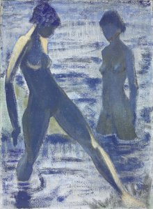Yıkananlar, c.1927 by Otto Mueller