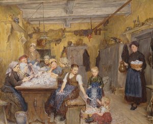 Tüyler ve Aşağı, 1884 by Otto Piltz