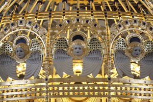 Angel Am Steinhof kilisesi (kilise Leopld), Viyana, Avusturya (fotoğraf) by Otto Wagner