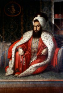 Osmanlı İmparatorluğu: “Seyirci Sultan III. Selim”. 1803. Konstantin Kapıdağlı