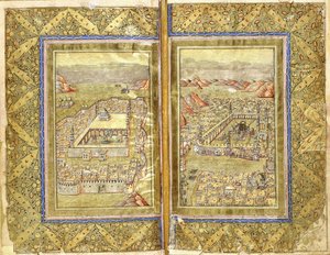 Mekke ve Medine Manzaraları, c.1794-5 by Ottoman School