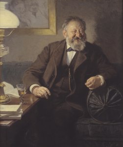 Yazar Sophus Schandorph by Peder Severin Krøyer