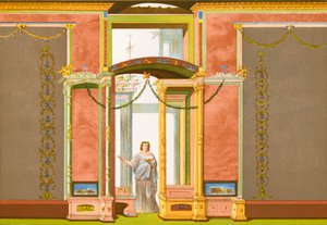 Pompeius duvar dekorasyonu