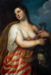 1636 öncesi Holofernes Başkanı ile Judith by Padovanino
