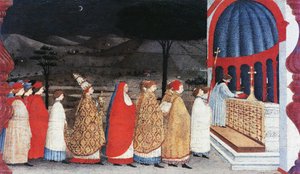 Küfürlü Ev Sahibinin Mucizesinin Predella