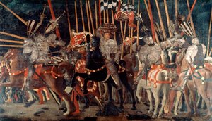 San Romano Savaşı, 1432 c1435-1440 by Paolo Uccello