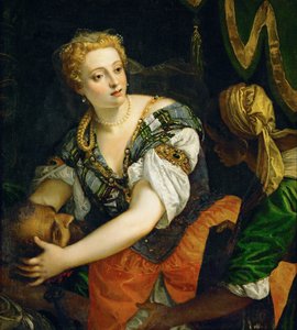 Holofernes Başkanı ile Judith by Paolo Veronese