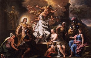 Pygmalion ve Galatea (tuval üzerine yağlı boya)