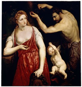 Cupid ile Venüs ve Mars, 1550
