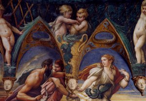 Arkadaşlarıyla birlikte Actaeon, Myth of Diana ve Actaeon