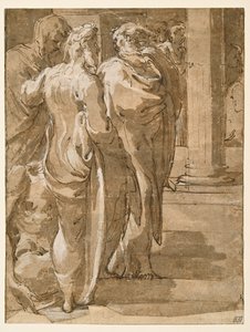 Topal Adamın İyileşmesi (?) by Parmigianino
