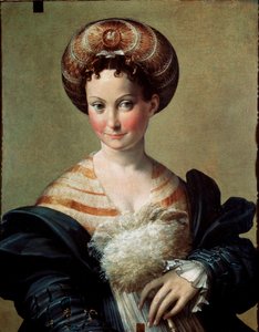Favori veya Türk köle resmi Francesco Mazzola Il Parmigianino tarafından Parmesan (1503-1540) 1530 olarak adlandırılır. Güneş 67x53 cm Parma, Ulusal Galeri by Parmigianino