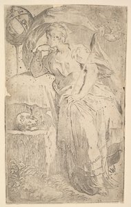 Astroloji, 16. yüzyılın başları. by Parmigianino