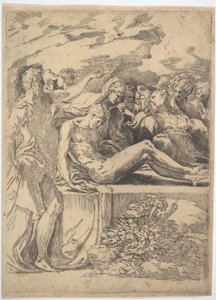 Entombment.n.d. by Parmigianino