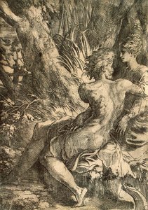 Aşıklar, c1527. by Parmigianino