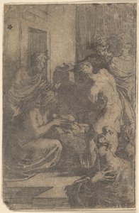 Doğuş, ca. 1527-30. by Parmigianino