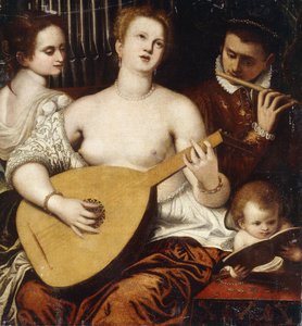 Müzik Yapan İki Kız ve Bir Gençlik, by Parrasio Micheli