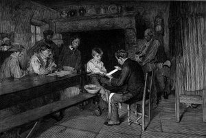 Kaza (1879): Bir doktor genç bir köylünün yarasını iyileştiriyor. Pascal Dagnan-Bouveret
