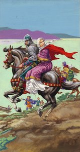 Saksonya Prensesi Margaret ailesiyle birlikte Fatih William
