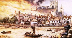 Eski Parlamento Binası 1834 yılında çıkan yangında yok oldu