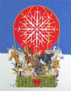 Noel Yolculuğu (tuval üzerine yağlıboya) by Pat Scott