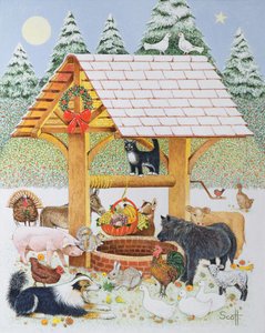 İyi Dileklerimle (patiska üzerine akrilik) by Pat Scott