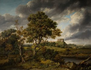 Carisbrooke Kalesi, Wight Adası, 1831.